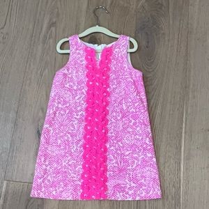 Lilly Pulitzer for Target Girls pink shift dress EUC sz 5T